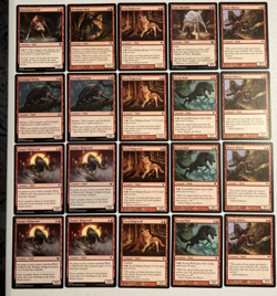 MTG Wolf Tribal (Mono Red Pack Tactics) – 40 Card Deck Pack | Just Add Lands - Image 3