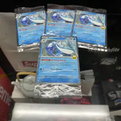 Primarina 020/084 Sealed/Stamped Barnes & Noble Pitch Black Promo Set Of 4 Cards - Image 1