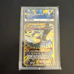 ACE 9 Pokemon Card Primal Kyogre EX UR 093/081 Bandit Ring 1st ED Japanese JP - Image 1