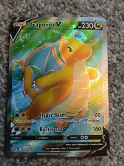 Pokemon Card Dragonite V (Full Art) 076/078 Pokemon GO Holo - Image 1