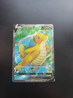 Dragonite V 076/078 - Pokemon GO Set - Full Art Ultra Rare Holo - Near Mint - Image 1