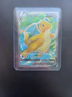 Dragonite V 076/078 - Pokemon GO Set - Full Art Ultra Rare Holo - Near Mint - Image 3