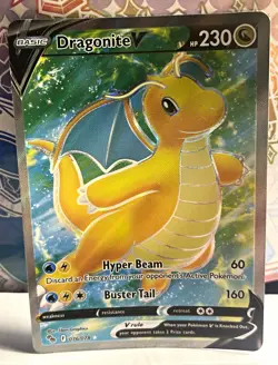 The Pokemon Company Dragonite V 076/078 Pokemon GO Ultra Rare Full Art Holo EN - Image 1