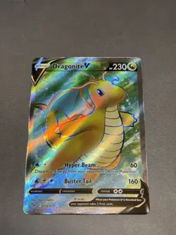 Dragonite V (Full Art) 076/078 Pokemon GO Holo - Image 1