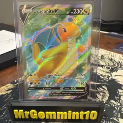 Dragonite V (Full Art) 076/078 Pokemon GO Holo - Image 1