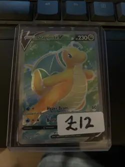 Dragonite V (Full Art) 076/078 Pokemon GO Holo - Image 1