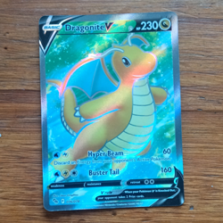 The Pokemon Company Dragonite V 076/078 Pokemon GO Full Art Holo Ultra Rare - Image 1