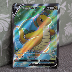 Pokemon GO Dragonite V 076/078 Ultra Rare Full Art Holo (English) HP 230 - Image 1