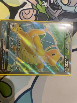 Dragonite V (Full Art) 076/078 Pokemon GO Holo - Image 2