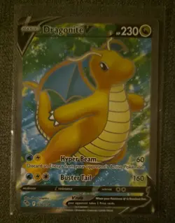 Dragonite V (Full Art) 076/078 Pokemon GO Holo - Image 1