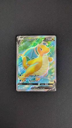 Dragonite V (Full Art) 076/078 Pokemon GO Holo - Image 1