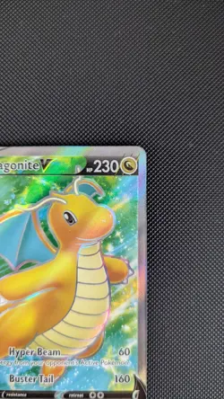 Dragonite V (Full Art) 076/078 Pokemon GO Holo - Image 3