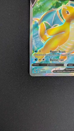 Dragonite V (Full Art) 076/078 Pokemon GO Holo - Image 5