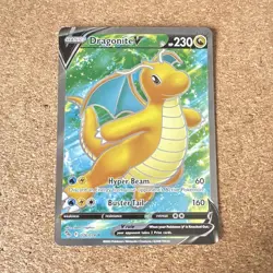 Pokemon Company Dragonite V 076/078 Pokemon GO Ultra Rare Full Art Holo ENG - Image 1