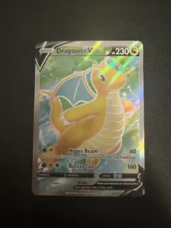 Dragonite V (Full Art) 076/078 Pokemon GO Holo - Image 1