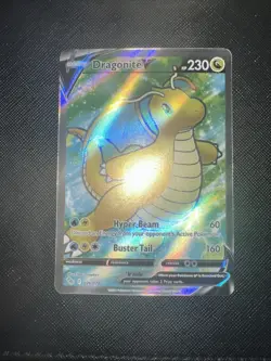 Dragonite V (Full Art) 076/078 Pokemon GO Holo - Image 2