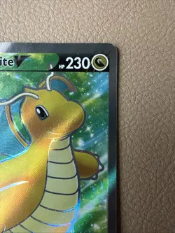 Pokemon Dragonite V 076/078 Full Art Pokemon GO Holo - Image 3