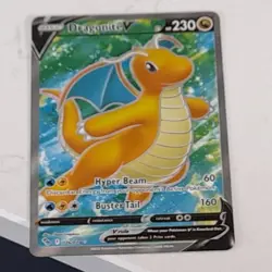Pokemon TCG Dragonite V 076/078 Pokemon GO Full Art Ultra Rare Holo - Image 4