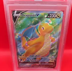 Dragonite V (Full Art) 076/078 Pokemon GO Holo PSA 10 - Image 2