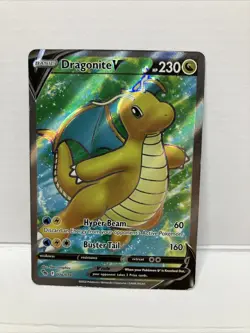 Dragonite V (Full Art) 076/078 Pokemon GO Holo - Image 1