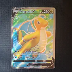 Dragonite V (Full Art) 076/078 Pokemon GO Holo - Image 1