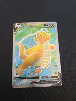 Dragonite V (Full Art) 076/078 Pokemon GO Holo - Image 1