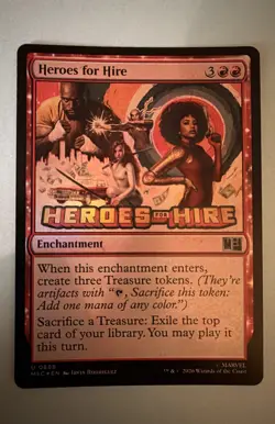 Heroes for Hire Commander: Marvel Super Heroes Foil Mtg M/NM - Image 1