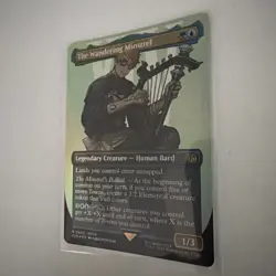 The Wandering Minstrel (Borderless) Foil Final Fantasy Mtg Nmt FIN 403 - Image 3