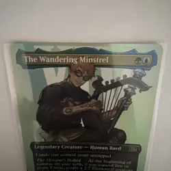 The Wandering Minstrel (Borderless) Foil Final Fantasy Mtg Nmt FIN 403 - Image 5