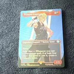 Prompto Argentum (Borderless) – Final Fantasy FIN 0387 Magic MTG NM - Image 1