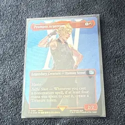 Prompto Argentum (Borderless) – Final Fantasy FIN 0387 Magic MTG NM - Image 3