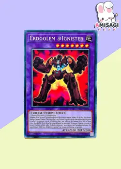 Yu-Gi-Oh! - Karte Erdgolem @Ignister IGAS-DE041 Trading Card TCG Deutsch - Image 1