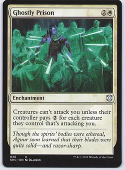 Ghostly Prison 26 UC Commander: Kaldheim Magic: The Gathering NM/M - Image 1