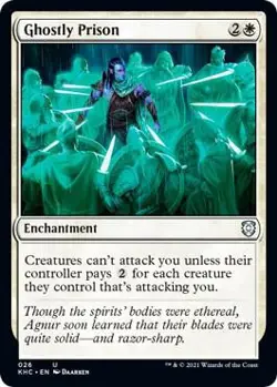 Ghostly Prison 26 UC Commander: Kaldheim Magic: The Gathering NM/M - Image 3