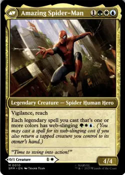 MTG Peter Parker NON-FOIL NM 10 Marvel's Spider-Man - Image 2