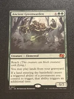 MTG Foundations Jumpstart Ancient Greenwarden 0627 Mythic - Image 1