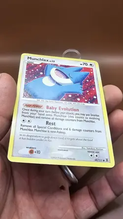 Pokemon Munchlax TCG Card 69/111 Rising Rivals Regular Common MP - Image 5