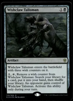 FOIL WISHCLAW TALISMAN THRONE OF ELDRAINE MAGIC: THE GATHERING LP - Image 1