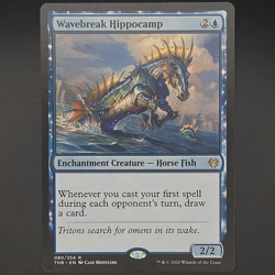 Wizards of the Coast MTG Wavebreak Hippocamp 080/254 THB Blue Rare Foil - Image 1