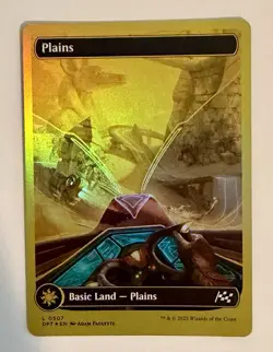 Plains (0507) (First-Place Foil) #507 (NM) Aetherdrift DFT Magic MTG - Image 1