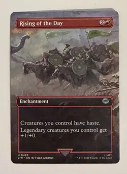 Rising of the Day (Borderless) 427 The Lord of the Rings NM MTG - Image 1