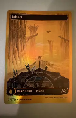 Island (0508) (First-Place Foil) Aetherdrift Foil Mtg M/NM - Image 1