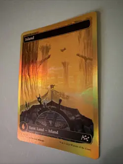Island (0508) (First-Place Foil) Aetherdrift Foil Mtg M/NM - Image 3