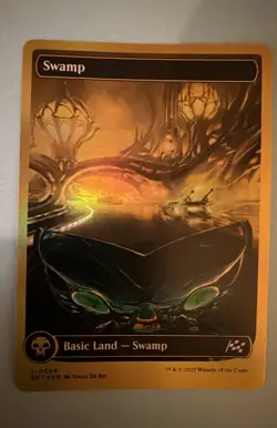 Swamp (0509) (First-Place Foil) Aetherdrift Foil MtG M/NM - Image 1