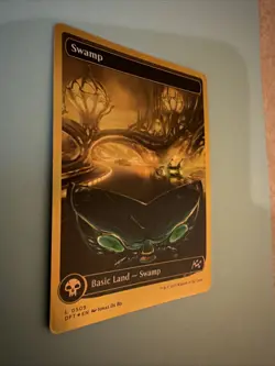 Swamp (0509) (First-Place Foil) Aetherdrift Foil MtG M/NM - Image 2