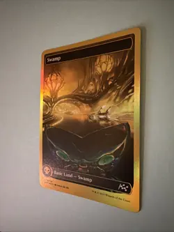 Swamp (0509) (First-Place Foil) Aetherdrift Foil MtG M/NM - Image 3