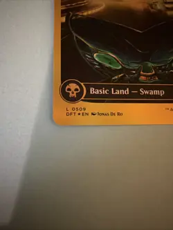 Swamp (0509) (First-Place Foil) Aetherdrift Foil MtG M/NM - Image 4