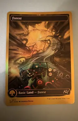 Forest (0511) (First-Place Foil) Aetherdrift Foil Mtg M/NM - Image 1