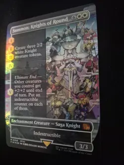Summon: Knights of Round (Borderless) Final Fantasy Foil - Image 2