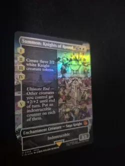 Summon: Knights of Round (Borderless) Final Fantasy Foil - Image 3